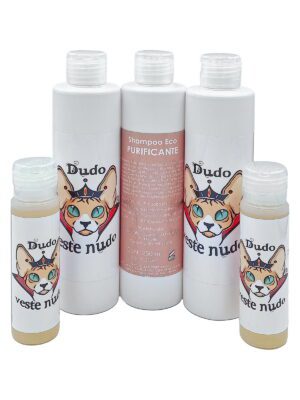 Shampoo purificante per gatti sphynx