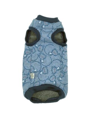 felpa azzurra tigrottini