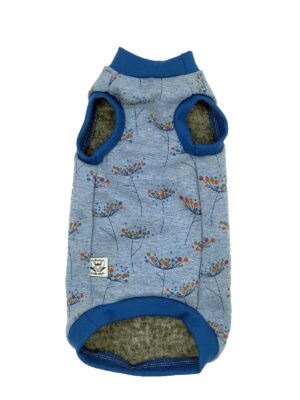 felpa azzurra soffioni colorati