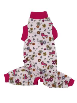 Tuta Sphynx Pattini e Fiori